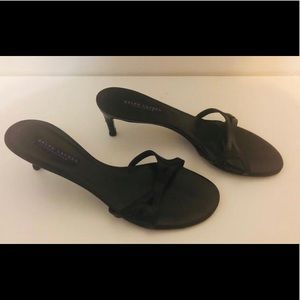 Ralph Lauren Collection Black Sandals Sz 10